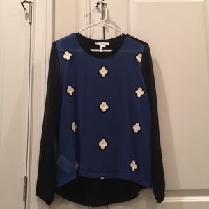 BCBGeneration Quatrefoil Blouse
